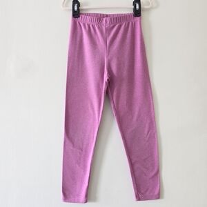 32 Degrees Girls Heathered Pink Stretch Leggings